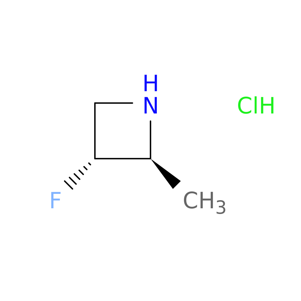 (2S,3R)-3-fluoro-2-methyl-azetidine;hydrochloride