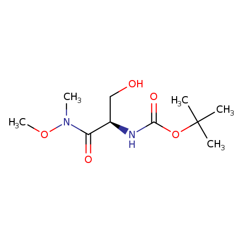 tert-Butyl (r)-1-(n-methoxy-n-methylcarbamoyl)-2-hydroxyethylcarbamate