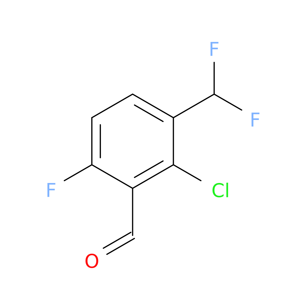 2-chloro-3-(difluoromethyl)-6-fluorobenzaldehyde