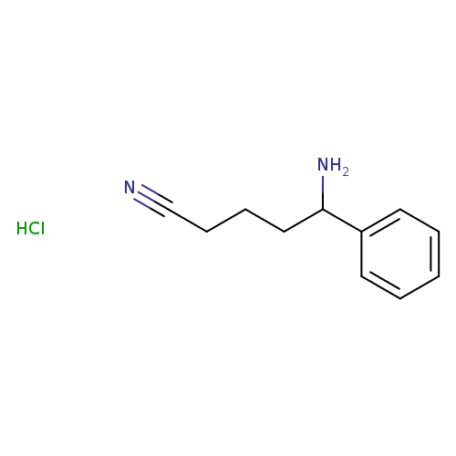 5-amino-5-phenylpentanenitrile hydrochloride
