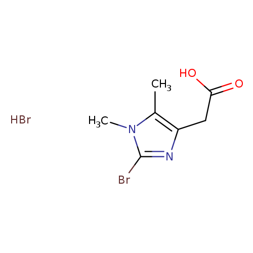 2-(2-bromo-1,5-dimethyl-1H-imidazol-4-yl)acetic acid hydrobromide