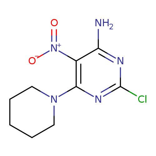 4-amino-2-chloro-5-nitro-6-piperidin-1-ylpyrimidine
