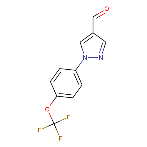 1-[4-(trifluoromethoxy)phenyl]-1H-pyrazole-4-carbaldehyde