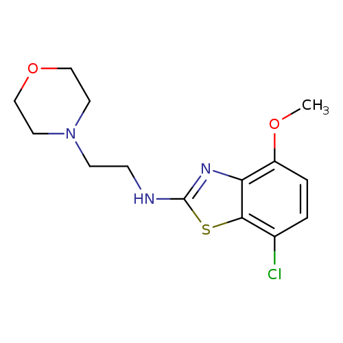 7-Chloro-4-methoxy-N-(2-morpholinoethyl)benzo[d]thiazol-2-amine