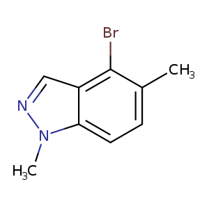 1H-Indazole, 4-bromo-1,5-dimethyl-