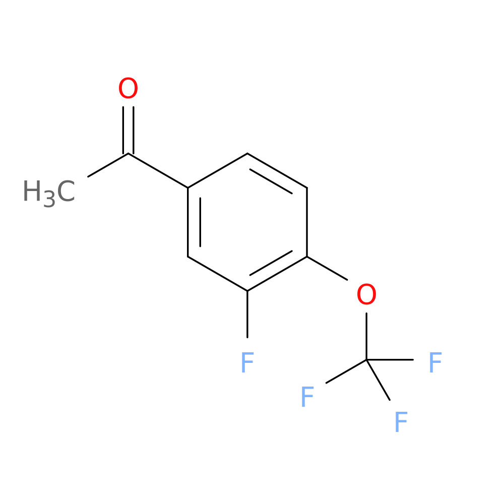 1-(3-Fluoro-4-trifluoromethoxy-phenyl)-ethanone