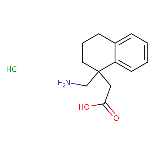 2-[1-(aminomethyl)-1,2,3,4-tetrahydronaphthalen-1-yl]acetic acid hydrochloride