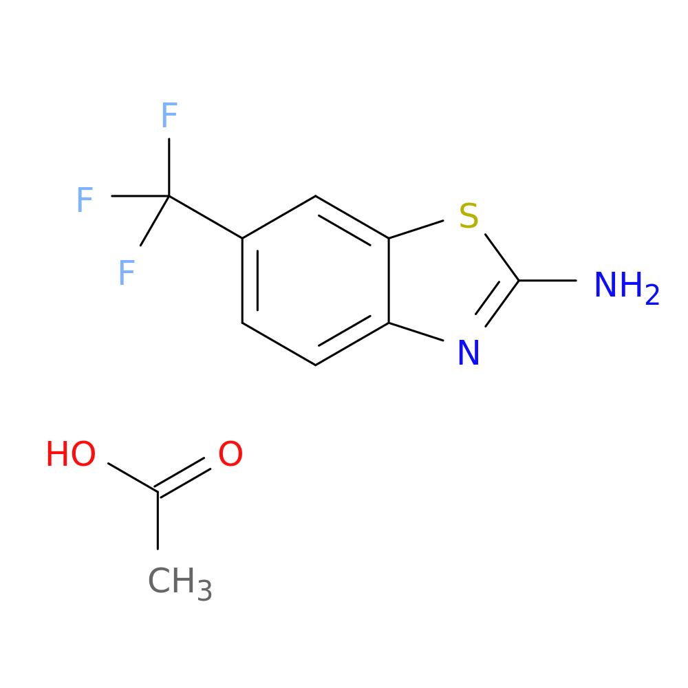 6-Trifluoromethyl-benzothiazol-2-ylamine Acetate
