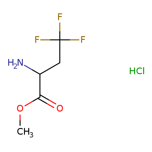 methyl 2-amino-4,4,4-trifluorobutanoate hydrochloride