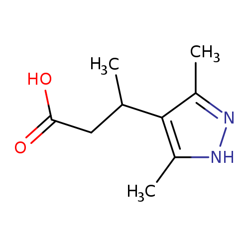 3-(3,5-Dimethyl-1h-pyrazol-4-yl)butanoic acid