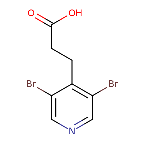 3-(3,5-dibromopyridin-4-yl)propanoic acid