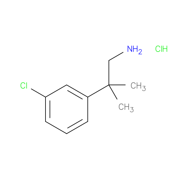 2-(3-Chlorophenyl)-2-methylpropylamine HCl