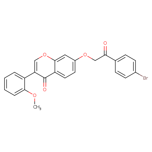 7-[2-(4-bromophenyl)-2-oxoethoxy]-3-(2-methoxyphenyl)-4H-chromen-4-one