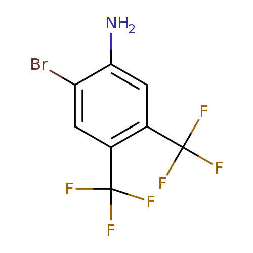 Benzenamine, 2-bromo-4,5-bis(trifluoromethyl)-
