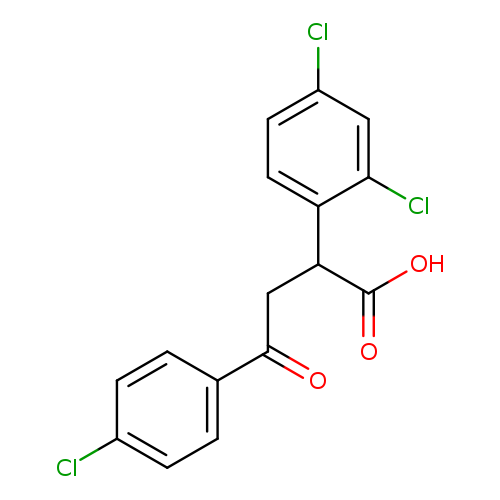 4-(4-chlorophenyl)-2-(2,4-dichlorophenyl)-4-oxobutanoic acid
