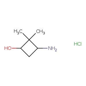 3-amino-2,2-dimethylcyclobutan-1-ol hydrochloride