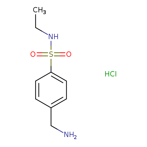 4-(aminomethyl)-N-ethylbenzene-1-sulfonamide hydrochloride