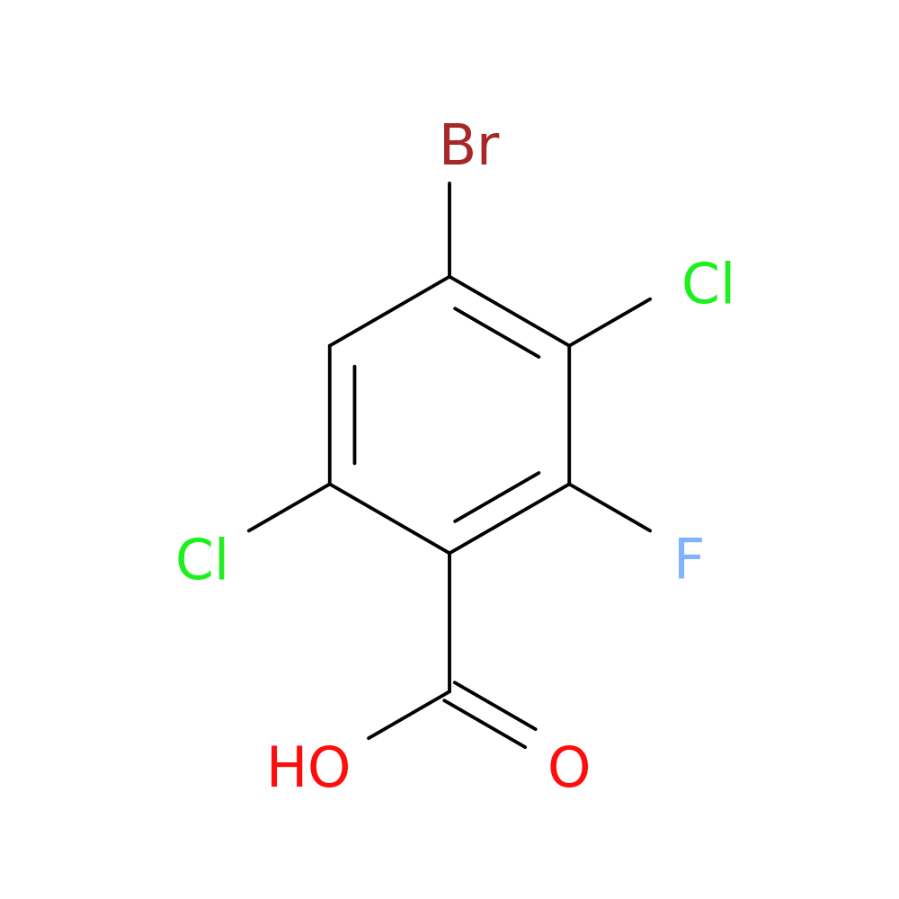 4-Bromo-2,5-dichloro-6-fluorobenzoic acid