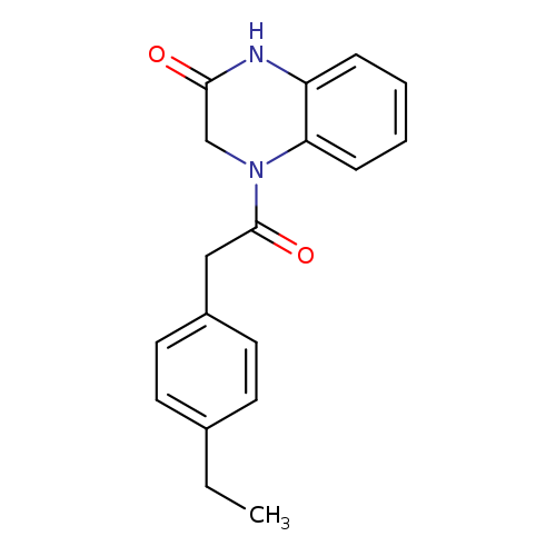 4-[2-(4-ethylphenyl)acetyl]-1,2,3,4-tetrahydroquinoxalin-2-one