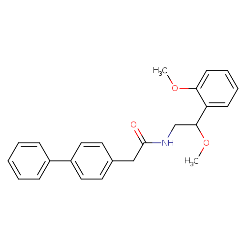 2-{[1,1'-biphenyl]-4-yl}-N-[2-methoxy-2-(2-methoxyphenyl)ethyl]acetamide
