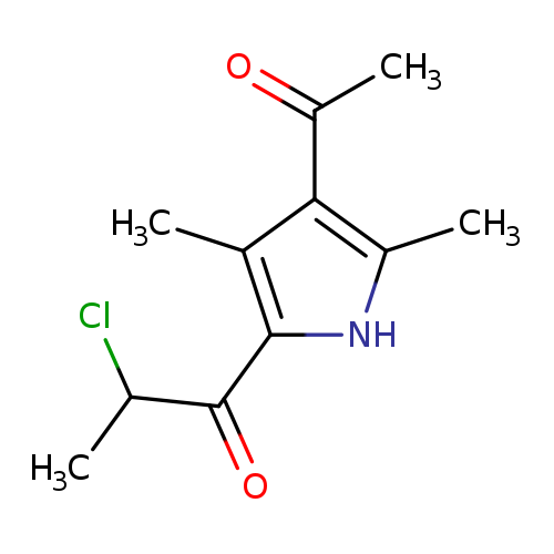 1-(4-acetyl-3,5-dimethyl-1H-pyrrol-2-yl)-2-chloropropan-1-one
