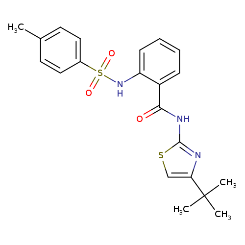 N-(4-tert-butyl-1,3-thiazol-2-yl)-2-(4-methylbenzenesulfonamido)benzamide