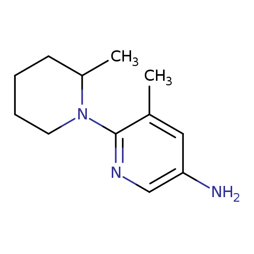 5-methyl-6-(2-methylpiperidin-1-yl)pyridin-3-amine