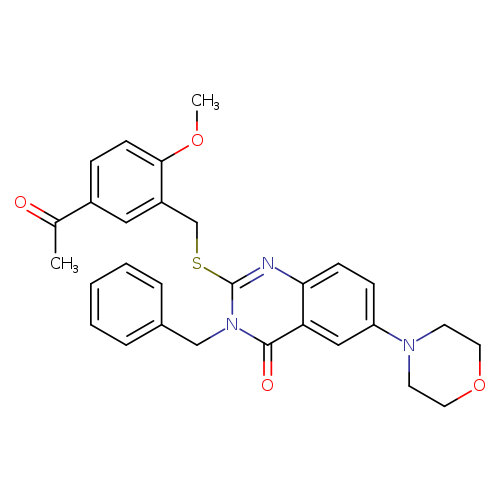 2-{[(5-acetyl-2-methoxyphenyl)methyl]sulfanyl}-3-benzyl-6-(morpholin-4-yl)-3,4-dihydroquinazolin-4-one