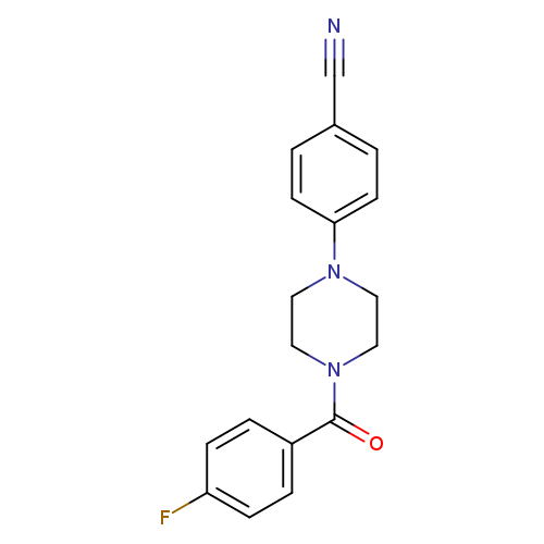 4-[4-(4-fluorobenzoyl)piperazin-1-yl]benzonitrile