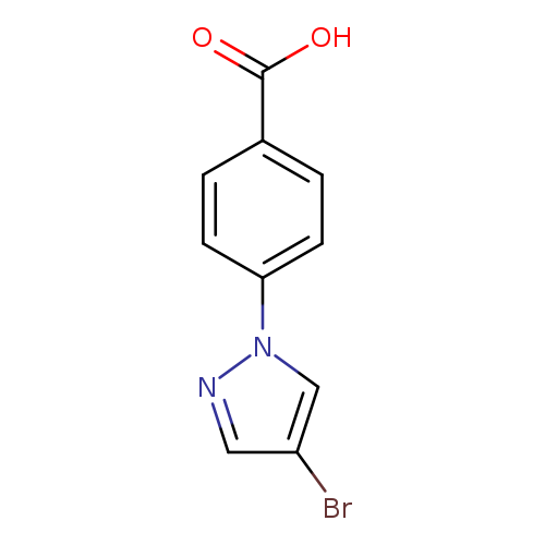 Benzoic acid, 4-(4-bromo-1H-pyrazol-1-yl)-