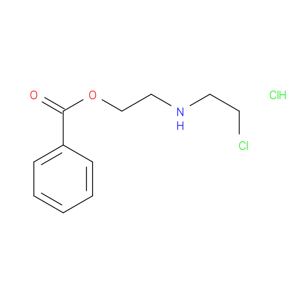 2-[(2-Chloroethyl)amino]ethyl benzoate HCl