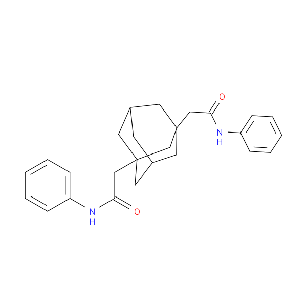 N-phenyl-2-{3-[(phenylcarbamoyl)methyl]adamantan-1-yl}acetamide