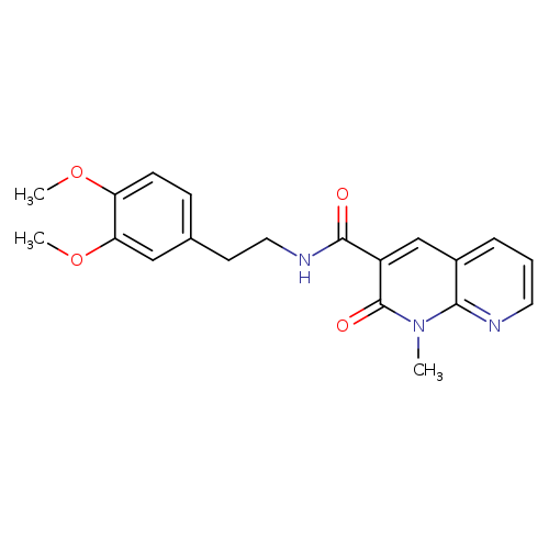 N-[2-(3,4-dimethoxyphenyl)ethyl]-1-methyl-2-oxo-1,2-dihydro-1,8-naphthyridine-3-carboxamide