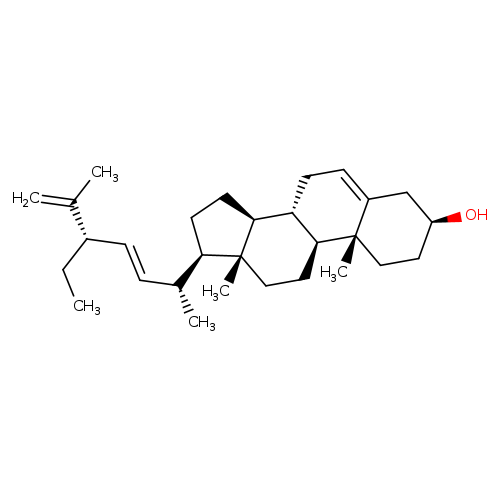 Stigmasta-5,22,25-trien-3-ol, (3β,24S,22E)-