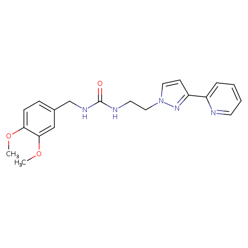 1-[(3,4-dimethoxyphenyl)methyl]-3-{2-[3-(pyridin-2-yl)-1H-pyrazol-1-yl]ethyl}urea