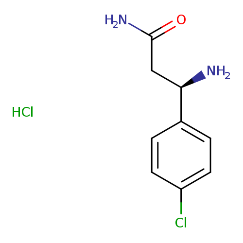 (3R)-3-Amino-3-(4-chlorophenyl)propanamide hydrochloride