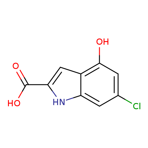 6-chloro-4-hydroxy-1H-indole-2-carboxylicacid