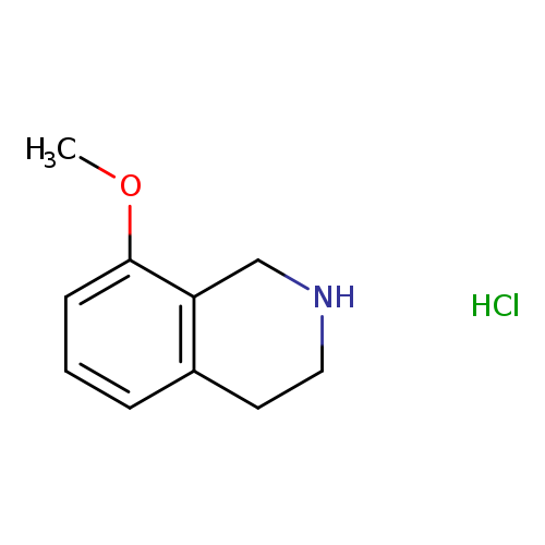 Isoquinoline, 1,2,3,4-tetrahydro-8-methoxy-, hydrochloride (1:1)