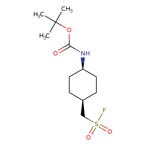 rac-tert-butyl N-[(1s,4s)-4-[(fluorosulfonyl)methyl]cyclohexyl]carbamate, cis
