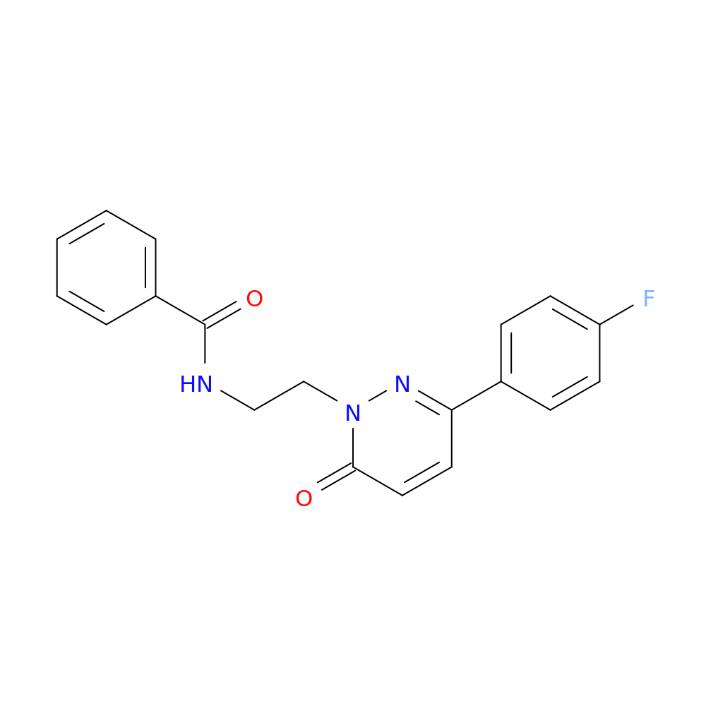N-{2-[3-(4-fluorophenyl)-6-oxo-1,6-dihydropyridazin-1-yl]ethyl}benzamide