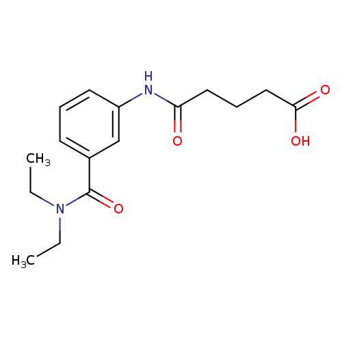 5-((3-(Diethylcarbamoyl)phenyl)amino)-5-oxopentanoic acid