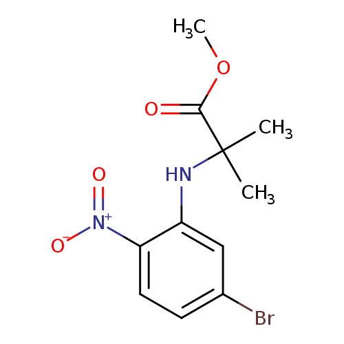 methyl 2-[(5-bromo-2-nitrophenyl)amino]-2-methylpropanoate