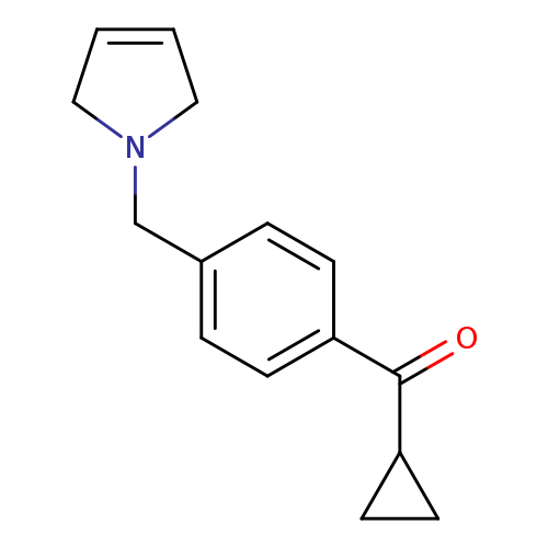 Cyclopropyl(4-((2,5-dihydro-1H-pyrrol-1-yl)methyl)phenyl)methanone