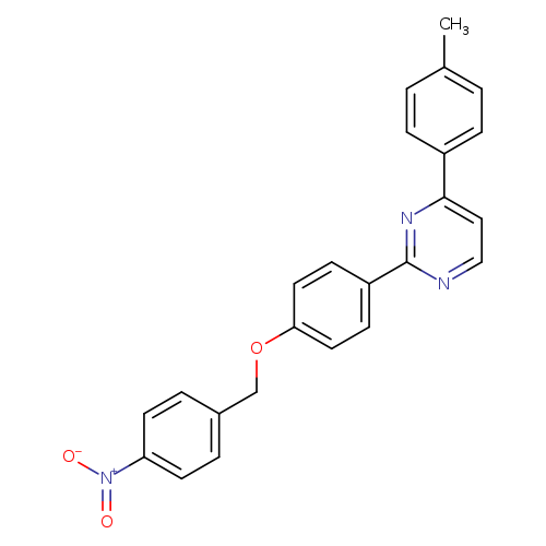 4-(4-methylphenyl)-2-{4-[(4-nitrophenyl)methoxy]phenyl}pyrimidine