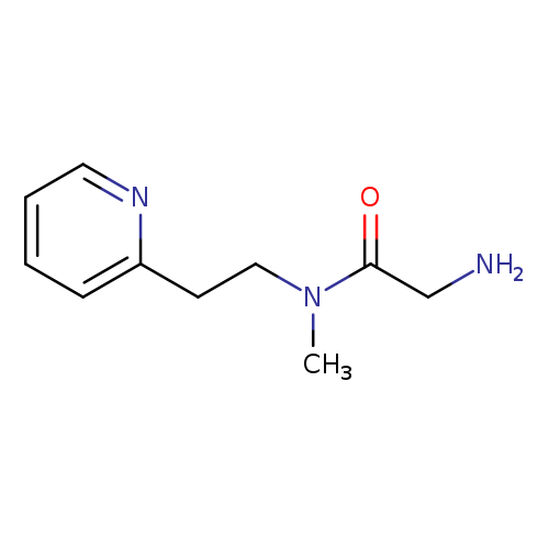 2-amino-N-methyl-N-[2-(pyridin-2-yl)ethyl]acetamide