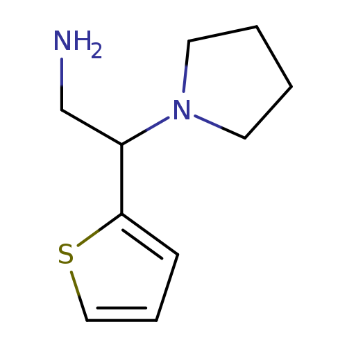2-Pyrrolidin-1-yl-2-thiophen-2-yl-ethylamine