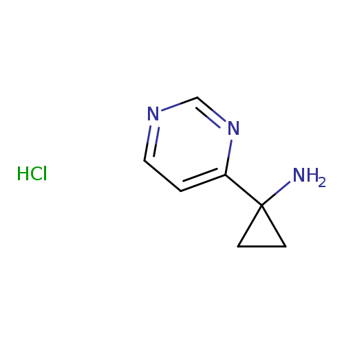 1-(Pyrimidin-4-yl)cyclopropan-1-amine hydrochloride