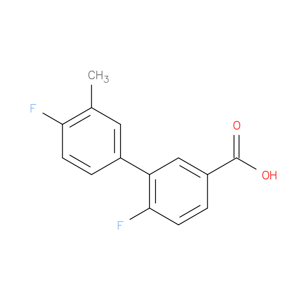 4-Fluoro-3-(4-fluoro-3-methylphenyl)benzoic acid