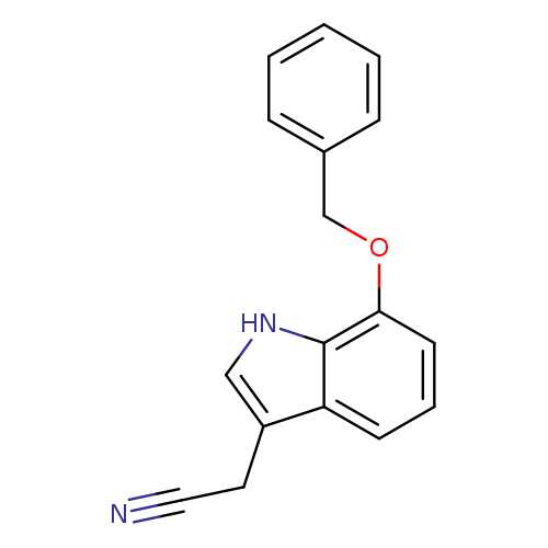 2-[7-(benzyloxy)-1H-indol-3-yl]acetonitrile