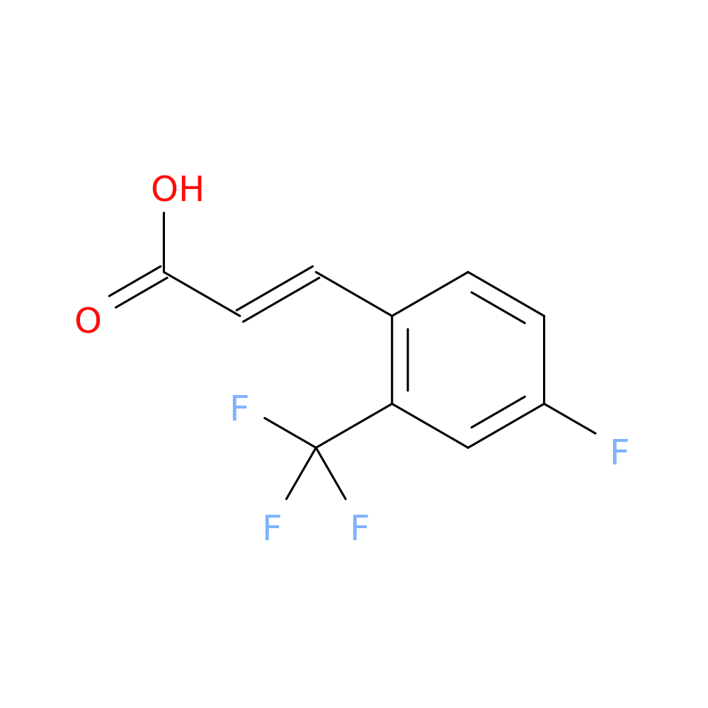 4-FLUORO-2-(TRIFLUOROMETHYL)CINNAMIC ACID